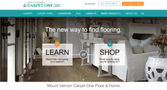 Desktop Screenshot of mvcarpetone.com